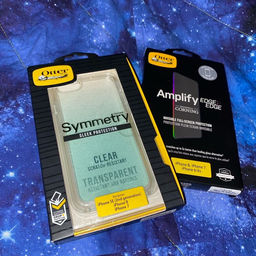 OtterBox case/Screen Protector set IPhone 7/8/SE